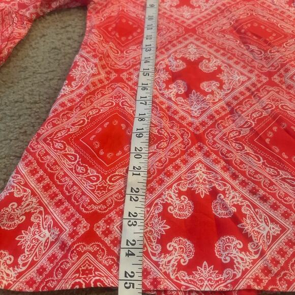 SAVANNA JANE BOHO EMBROIDERED TOP BELL SLEEVES RAYON V NECK SMALL ALL SEASONS - Picture 9 of 14